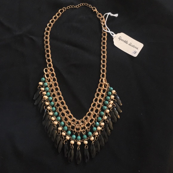 NWT Chunky statement Necklace Tribal - Picture 2 of 3